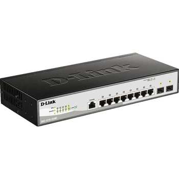 Коммутатор D-Link 8x1000Base-T, 2x1000Base-X SFP (DGS-1210-10/ME/E)
