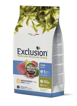 Сухой корм Exclusion Adult Tuna Medium Breed для собак средних пород с тунцом 12 кг