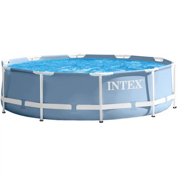 Каркасный бассейн intex на 4485 л 305х76 см с ремкомплектом в комплекте