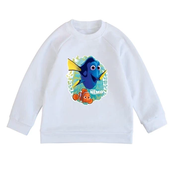 Світшот дитячий білий з принтом Finding Nemo У пошуках Немо DM-1868 92 см