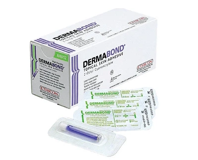 Хірургічний шкірний клей Дермабонд (Dermabond), об`єм - 0,5 мл (AHV12)