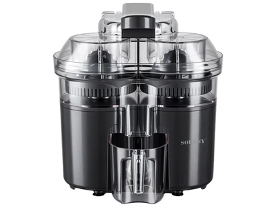 Соковижималка електрична Sokany SK-01029 для цитрусових цитрус-прес 2000 Вт з контейнером 500 мл подвійна система віджиму соковитискач для апельсинів лимонів грейпфрутів фруктів ягід професійна та побутова техніка для кухні