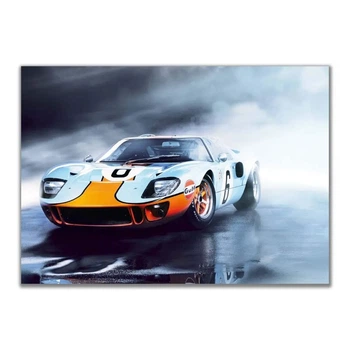 Постер "Gulf Ford GT40"