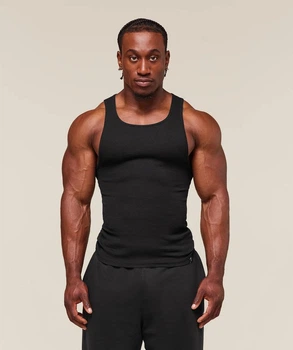 Майка спортивна чоловіча Gymshark 195515 S Чорна (2200005156889)