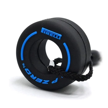 Брелок "Покришка F1 Pirelli P Zero Hard", крижано-блакитний