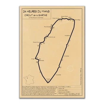 Постер "Circuit de la Sarthe"