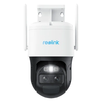 Внешняя IP-камера видеонаблюдения Reolink TrackMix Series W760 8 МП Wi-Fi 2.8-8 мм IP65 1/3" + 1/2.8" White