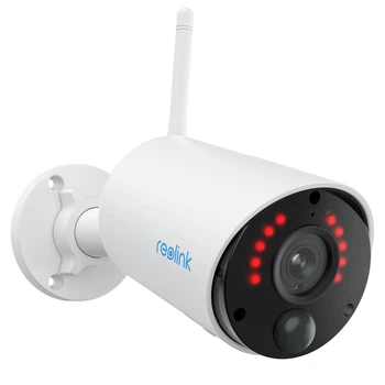 Зовнішня IP-камера відеоспостереження Reolink Argus Eco Series B320 3 МП IP65 Wi-Fi White