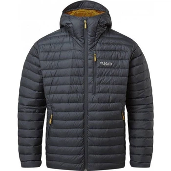 Куртка Rab Microlight Alpine Jacket Beluga чоловіча S чорна