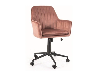 Кресло поворотное Q-886 VELVET античная роза BL.52