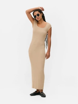 Сукня максі Primark бежевий OLWLJ494 L