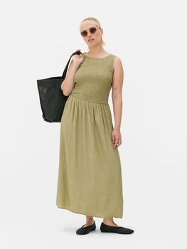 Сукня максі Primark світло-оливковий RXQLS451 46