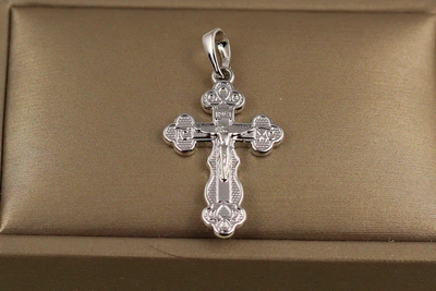 Крестик Xuping Jewelry Благословение 2,9 см серебристый