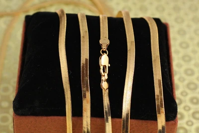 Цепь Xuping Jewelry Снейк 60 см 4 мм золотистая