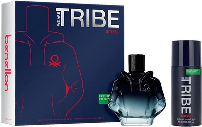 Zestaw męski United Colors of Benetton We Are Tribe Intense Woda perfumowana 90 ml + Dezodorant 150 ml (8433982027550)