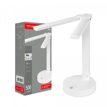 LED лампа настільна з акумулятором TITANUM TLTF-015W 10W 3000-6000K