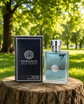 Парфуми Versace Pour Homme 100 мл чоловічі фужерний аромат бергамот кедр мускус класична свіжість офісний стиль і стійкий шлейф