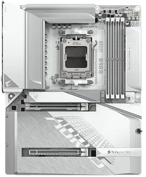 Материнська плата Gigabyte B850 AORUS STEALTH ICE (sAM5, AMD B850, PCI-Ex16)