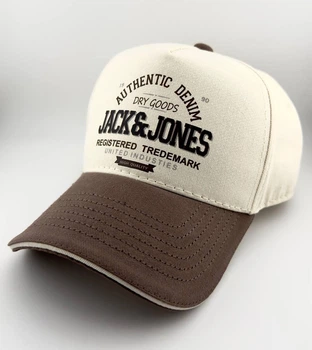 Кепка Бейсболка JACK and JONES из Натурального Итальянского Льна (на Липучке, Держит Форму) Мужская/Женская, размер S (55-56 см)