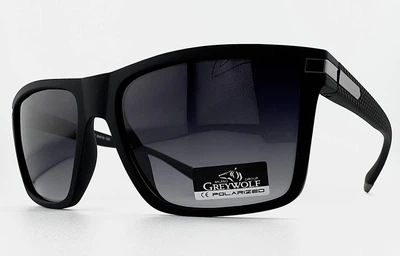 Солнцезащитные Очки-Wayfarer GREY WOLF GW5121 C.02P Поляризационные Черный Градиент Мужские