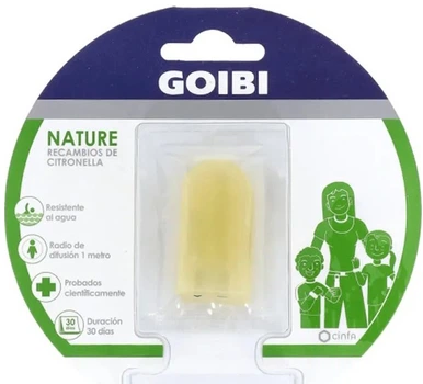 Środek odstraszający Goibi Bracelet Refill Citronella Nature wkład w opasce (8470001692184)