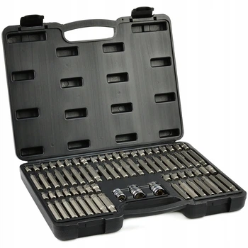 Набір ключів біт Geko Torx Spline Hex Ribe 75 елементів