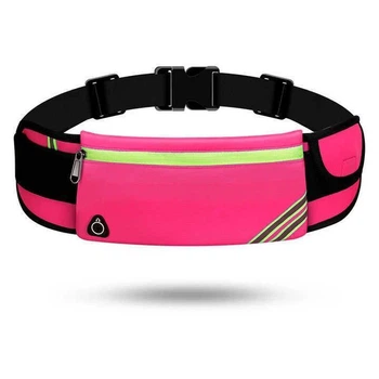 Спортивна сумка на пояс 20х10 см RunningBag рожевий (R051728)