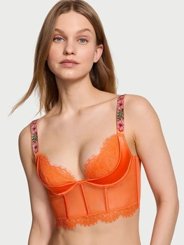 Корсет-бюст Victoria's Secret со стразами 1159862826 (Оранжевый 38C)