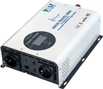 Przetwornica napięcia Volt Polska Sinus Travel 3000 LCD 12/230V 1500/3000W White (3SITW300012)