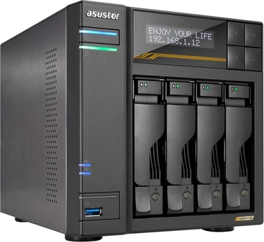 Serwer plików Asustor Lockerstor 4 Gen3 (AS6804T)