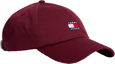 Кепка бейсболка Tommy Hilfiger Jeans унисекс бордовая