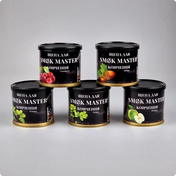 Набор ароматической щепы для копчения SMØK MASTER (5 вкусов) — Черешня, Ольха, Яблоня, Бук, Дуб
