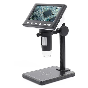 Портативный цифровой микроскоп DM7 1000X 4,3 дюйма 1080P с ЖК-дисплеем, USB 2.0