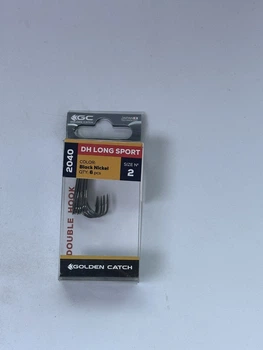 Крючок двойной Golden Catch Double Long Sport 2040BN №2(6шт),5547903