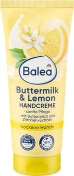 Крем для рук Balea Buttermilk & Lemon (100 мл) - Сияющая нежность и цитрусовая свежесть