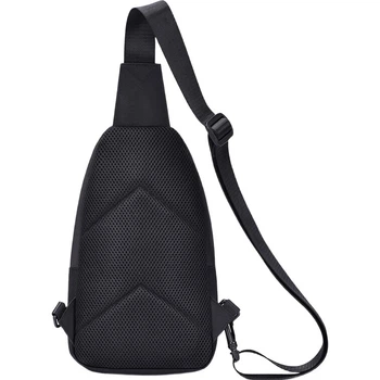 Сумка PLAYBOY Crossbody, чоловіча нагрудна сумка, сумка через плече, багатофункціональний рюкзак-слінг, повсякденний чохол для телефону на природі, чорний