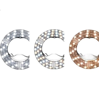 Светодиодный модульный светильник Jinggong LED Lamp Core Retrofit для потолочного освещения, круглый источник света, не требует сверления, магнитное крепление, мощность 96 Вт, трехцветная регулировка яркости.