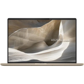 Ноутбук ASUS Zenbook A14 OLED (UX3407NA-QD100W), Snapdragon X2 Elite X2E-88-100 / 14" / OLED / RAM 32 ГБ LPDDR5X / SSD 1 ТБ / Qualcomm Adreno / Windows 11 Home / Бежевий