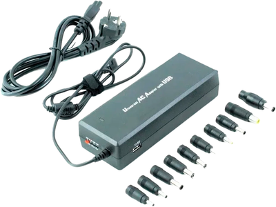 Блок живлення Volt Polska Universal power adapter AC 120W + USB (5903293765494)