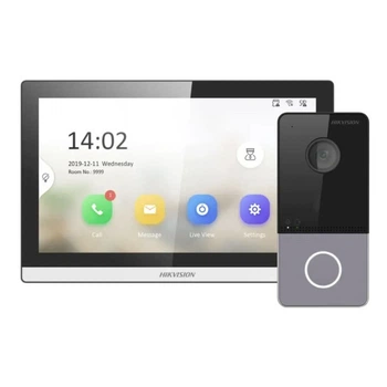 Комплект видеодомофона Hikvision DS-KH6350-TE1+DS-KV6103-PE1(С) "Базовый"