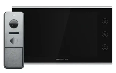 Мультиформатный комплект видеодомофона ARNY AVD-7342A (AVD-731A 2Мп IPS Wi-Fi + AVP-NG420 1Мп) Black + Graphite