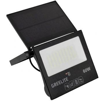 Прожектор уличный Greelite JX-60 60W с пультом IP65 солнечная батарея 140×122×28 см Black (3_08320)