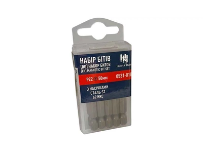 Набір біт HORSAY HARD L=50мм хрестова PZ1 0531-019