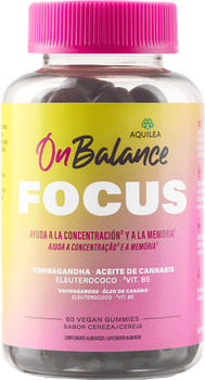 Suplement na koncentrację Aquilea OnBalance Focus 60 żelek Smak czereśniowy (8429603002204)
