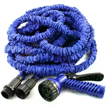 Шланг для поливу X HOSE 30 м з розпилювачем, садовий шланг, поливний шланг для саду СИНІЙ