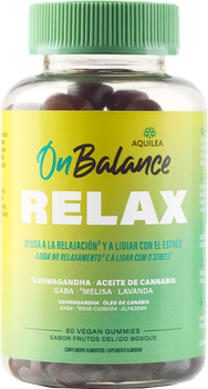 Suplement na odprężenie Aquilea OnBalance Relax 60 żelek (8429603002051)