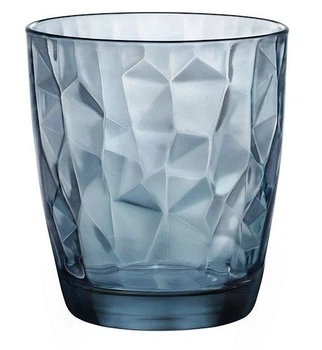 Стакан низкий Bormioli Rocco Diamond Ocean Blue 302259M02321990 (390мл)