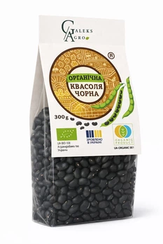 Квасоля Galeks Agro чорна органічна 300 г
