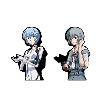 Голографическая наклейка Евангелион Рей Аянами Evangelion Rei Ayanami 13,5 х 9,3 см(MS_5D616FDDE392)