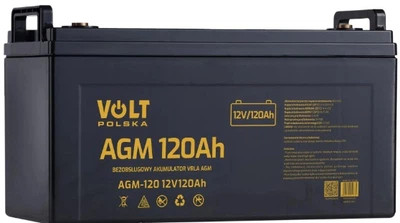 Акумуляторна батарея Volt Polska AGM VRLA 12V 120Ah (6AKUXAG120)